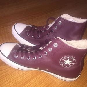 Burgundy Converse